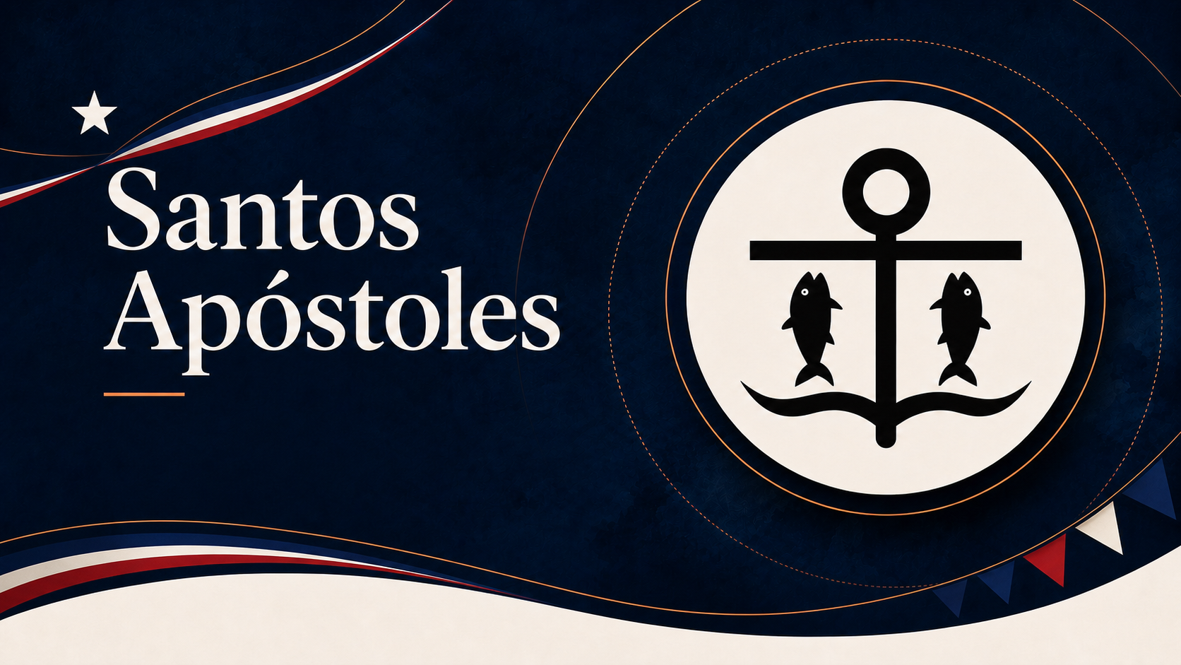 Santos Apóstoles, septiembre en comunidad con detalles inspirados en los colores de Chile