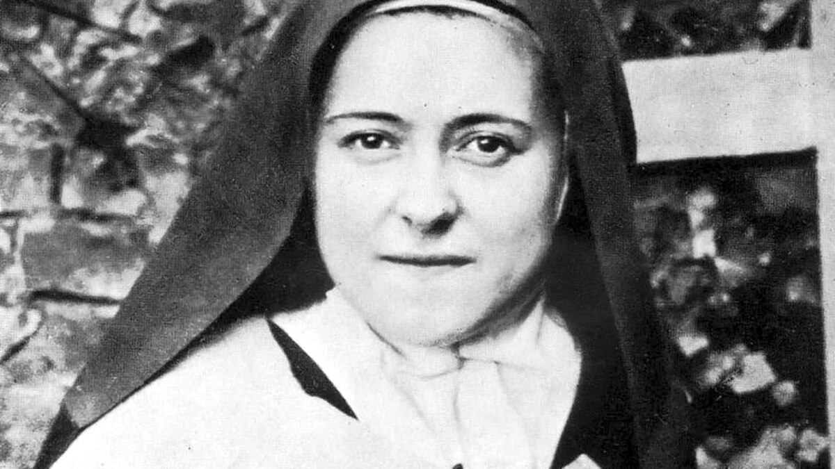 Fotografía auténtica de santa Teresa en el Carmelo de Lisieux