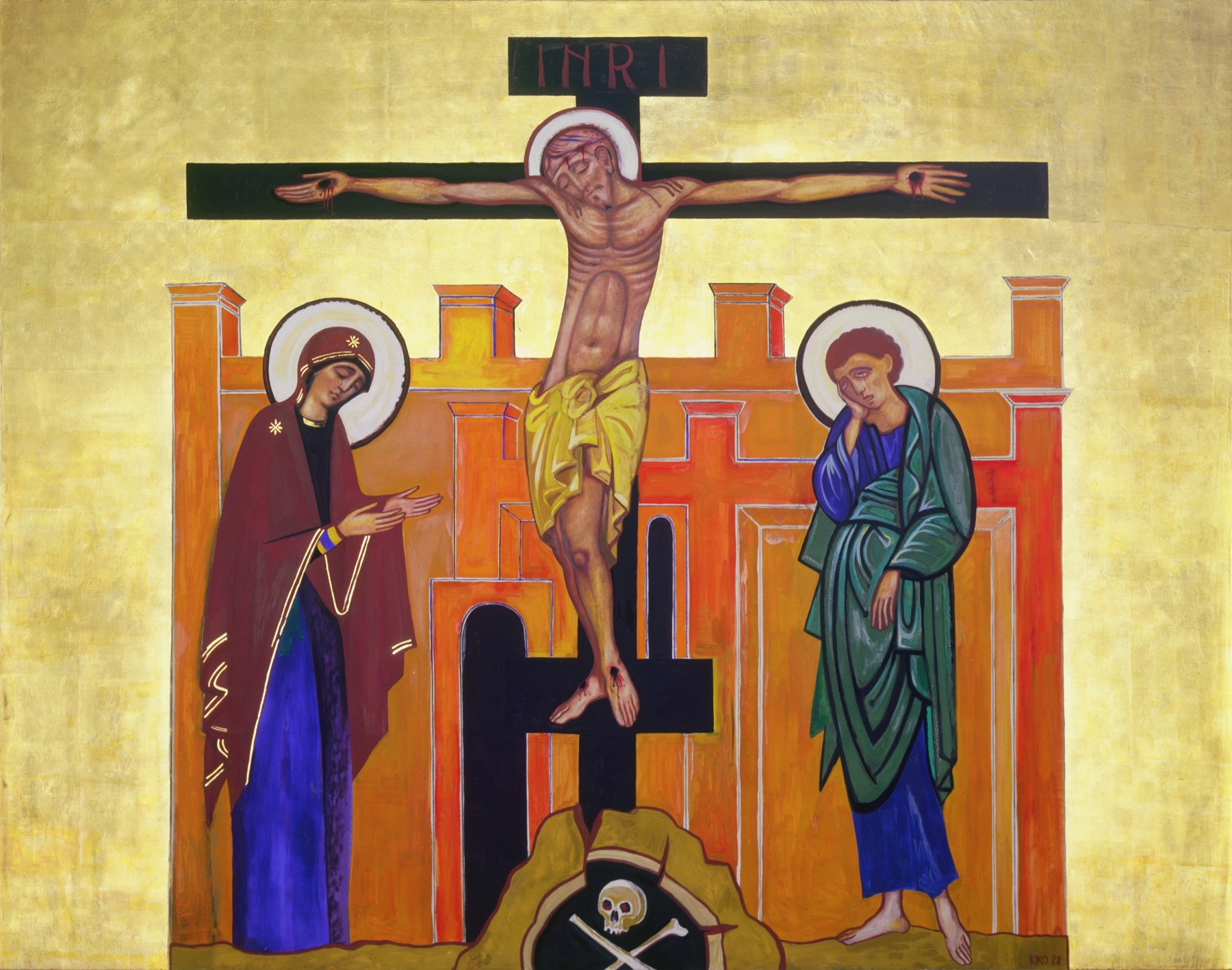 Icono de La Crucifixión