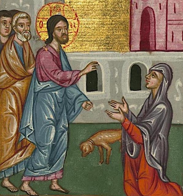 Jesús escucha la súplica de la mujer cananea